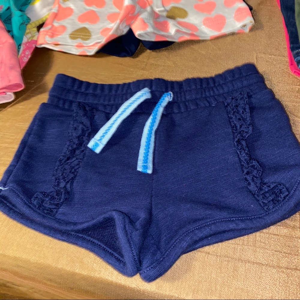2 pairs of sz 18 mos Cat & Jack shorts